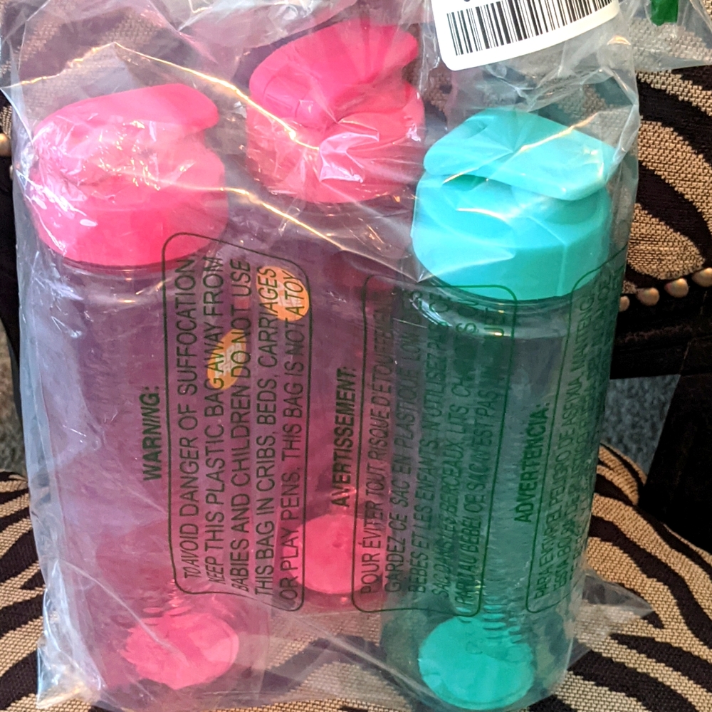 New Water bottles 3 included